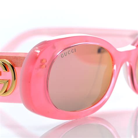 gucci pink acetate sunglasses|gucci polarized sunglasses men's.